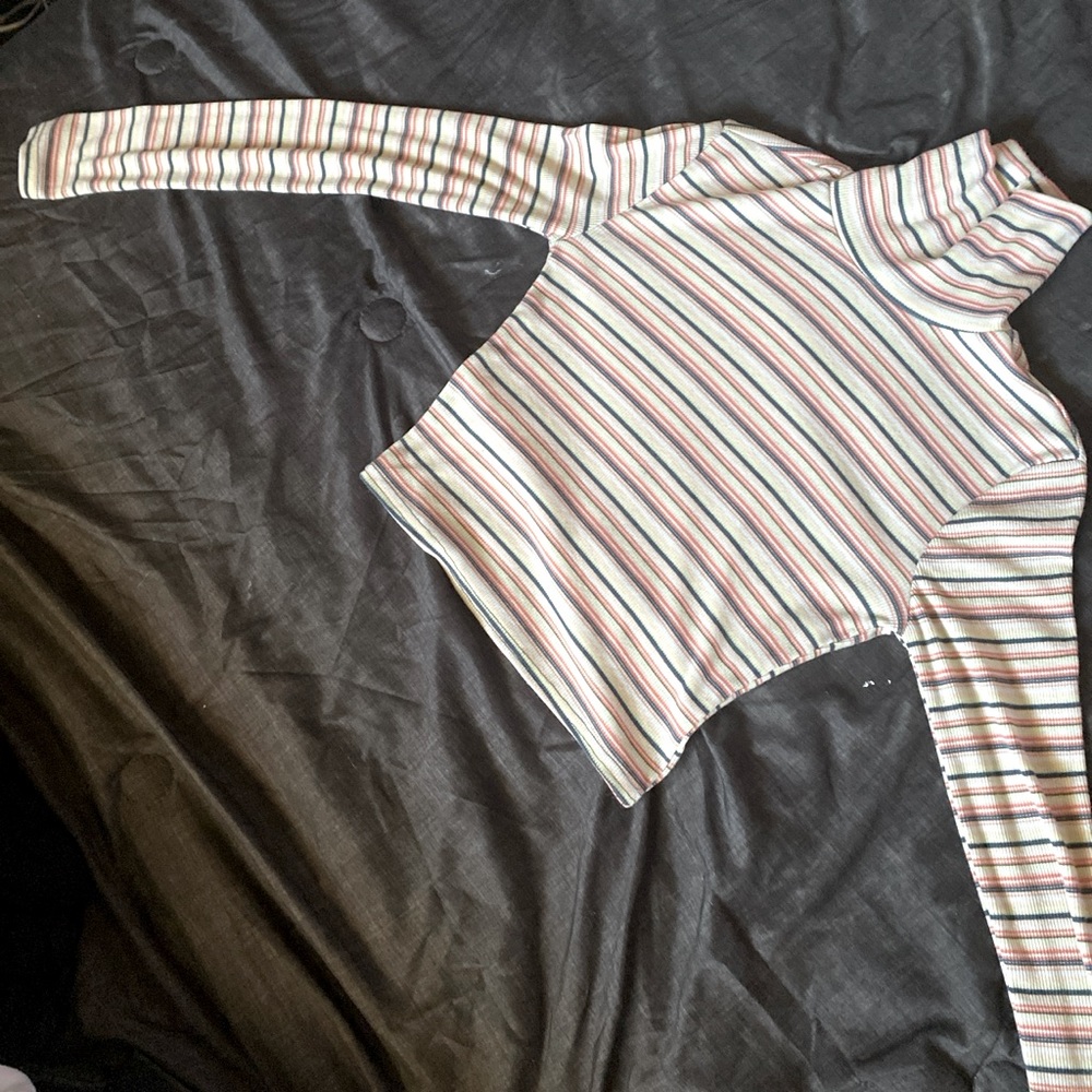 multi color turtleneck